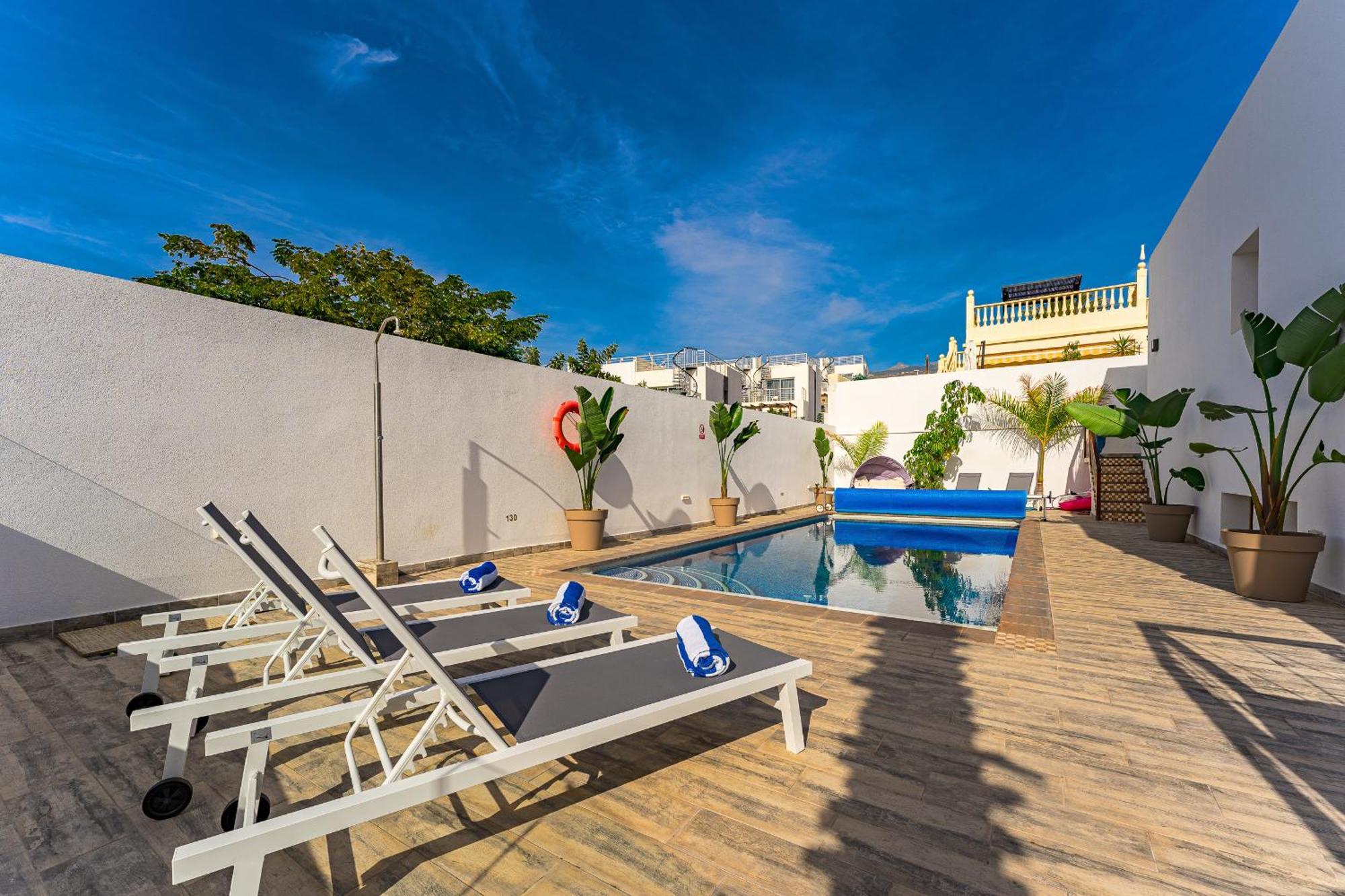 Fabulous Contemporary 5 Bedroom Villa With Private Heated Pool, Sleeps Max 13 Callao Salvaje Eksteriør billede